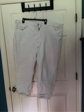Old Navy White Wide Leg Jeans